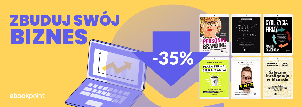 Grafika promocji - Zbuduj swój BIZNES! / -35% na ebooki